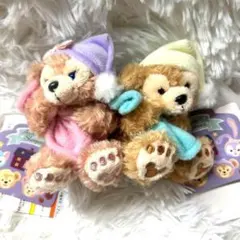TDS Autumnsleepover ダッフィ シェリーメイ ぬいぐるみ