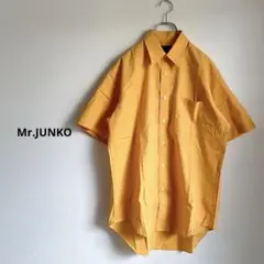 Mr.JUNKO メンズ半袖シャツ オレンジ