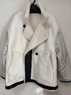 新品　今季　エイミーロウ　ムートンコート ボアコート リバーシブル ムートン