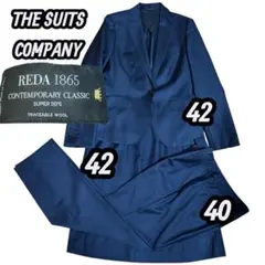 【極美品】REDA生地 ザ・スーツカンパニー 3点セット ネイビー 42/40