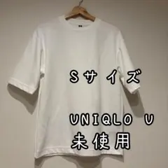 未使用　エアリズムコットンオーバーサイズTシャツ ユニクロ　ホワイト　S
