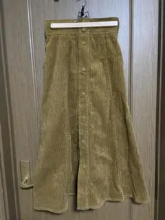 【1度のみの着用】ナノユニバース　コーデュロイスカート　M