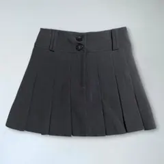 HALEY PESCA グレー　ミニ　プリーツ　スカート　Sサイズ スカパン