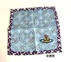 未使用 ヴィヴィアン•ウエストウッド 二重構造ハンカチ•リバーシブル オーブ柄