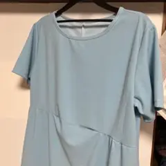 新品未使用❣️水色 半袖 ワンピース