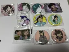 名探偵コナン 公式アプリ復刻デザイン缶バッジ毛利蘭 工藤新一 新蘭