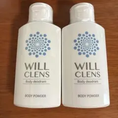 【2個】WILL CLENS ウィルクレンズ 薬用制汗パウダー 靴消臭剤