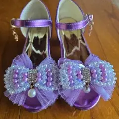 キッズフォーマルシューズパープル