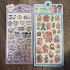 こびと　リオ　ちいかわ　ステッカー 2枚セット