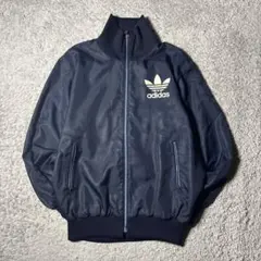 アディダス　トラックジャケット　ナイロン生地　80s トレフォイル　デサント製