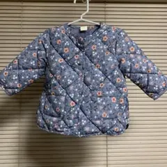 【値下げ】H&M 花柄キルティングジャケット　80サイズ