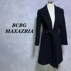 BCBGMAXAZRIA ガウンコート ベルト ウール ブラック S 4685のサムネイル