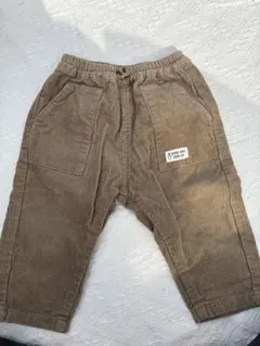 ベージュ コーデュロイ パンツ 80サイズ