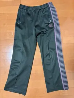 Needles トラックパンツ グリーン XS - メルカリ
