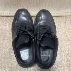 Dr.ASSY 4E WIDE ブラック ビジネスシューズのサムネイル