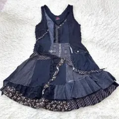 00s姫カジ 森ガールmilitary fairygrunge デニムジャケット | Mercari