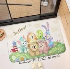 【新品未使用品】ダッフィーと仲間たち滑り止め付きマット