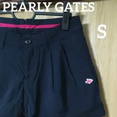 パーリーゲイツ ゴルフ　ショートパンツ　レディース　S　紺色　ネイビー