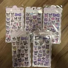 交渉⭕️クロミちゃん ボンボンドロップシール サンリオ5種類