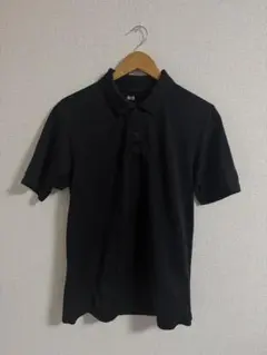 数回着用　ユニクロ　ブラックポロシャツ Lサイズ