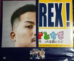 宇都宮ブレックス　BREX 鵤誠司選手ポスター、ゲームデープログラム、トレカ