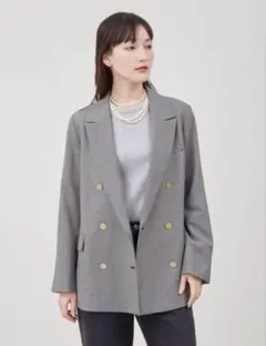 2025年最新】 Mila Owen (ミラオーウェン) 金釦オーバーサイズダブル