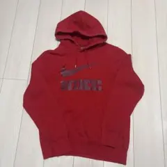古着 NIKE プルオーバーパーカー レッド Sサイズのサムネイル