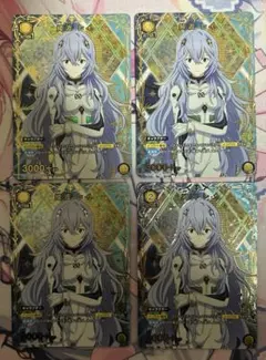 ユニオンアリーナ 綾波レイ パラレル　4枚セット