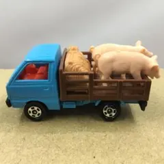 日本製トミカ 赤箱39 スズキ キャリイ 家畜運搬車 デッドストック