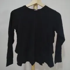 GU 150㎝ 長袖Tシャツ 黒