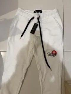 MOOSE KNUCKLES レディース スウェット パンツホワイト