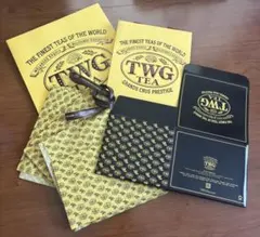 TWG TEA ショップ袋2つ ペーパー緩衝材 リボン 箱のサムネイル
