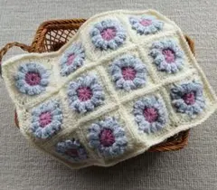 ハンドメイド　マルチカバー　グラニースクエア