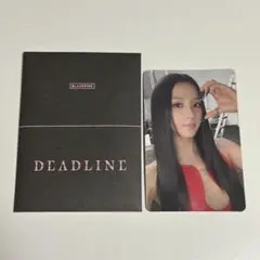 BLACKPINK ジス　DEADLINE popup トレカ