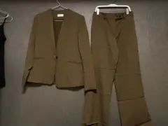 【美品】PLST ブラウン セットアップ ジャケットとパンツ