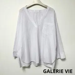 美品 GALERIE VIE ギャルリーヴィー トップス コットンシャツのサムネイル