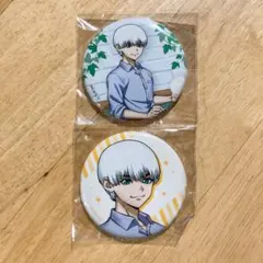 【Dr.STONE】西園寺羽京　コラボカフェ本舗　等身缶バッジ