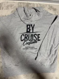 BYCRUISE Custom グレー パーカー Lサイズ