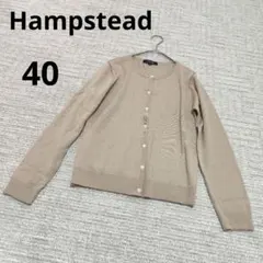 Hampstead ハムステッド 毛100% ベージュ カーディガン 春 40のサムネイル