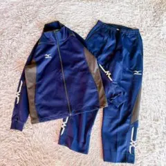 MIZUNO ミズノ ジャージ 上下 セットアップ 日本製 ネイビー L O