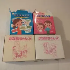 かなえちゃん A・B フラッシュカードセット かな絵ちゃんカードA(英語版)【フラッシュカード】 | 七田式