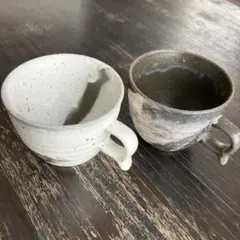 陶器　信楽焼　マグカップ　セット　ペアマグカップ