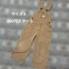 カーハート オーバーオール サイズ5 110サイズ コットン