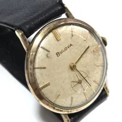 BULOVA　アンティーク・ヴィンテージ腕時計１０KGP 手巻き時計 秒針付きのサムネイル