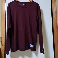 RUSSELL ATHLETIC 長袖カットソーえんじ色 Lのサムネイル