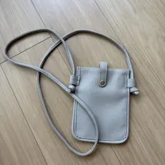 【新品・未使用】HABA スマホショルダー グレーのサムネイル