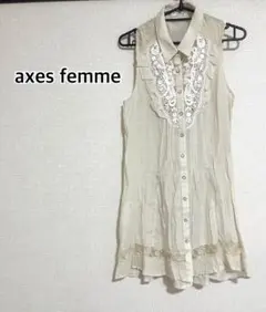 axes femme アクシーズファム ブラウス