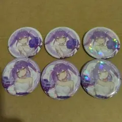 ホロライブ　くじ　缶バッジ　６個セット　常闇トワ