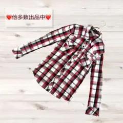 人気❗️【Ed Hardy】チェックシャツ 刺繍ロゴ メンズS