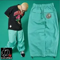 ワイド ワークパンツ